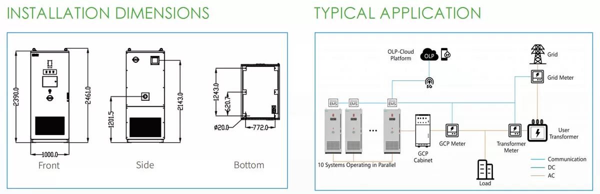 125kw/261kwh Liquid-cooled ESS Cabinet